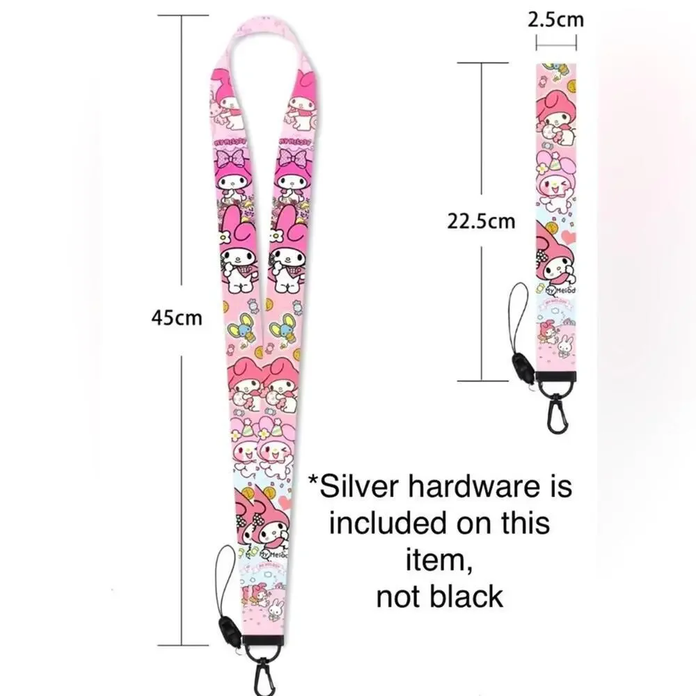 Sanrio My Melody Lanyard And Keychain Set Badge ID Card Holder